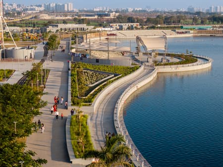 Atal Sarovar at Rajkot Smart City